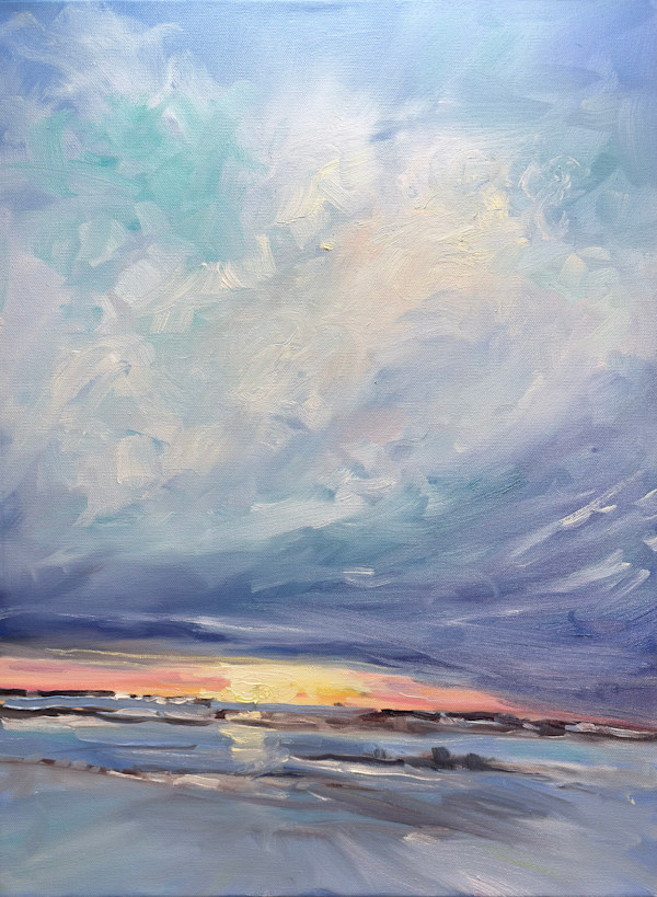Sunlit Snow on a Quiet Expanse by karen pedersen