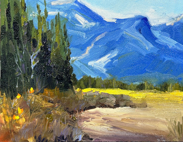 Blue mountain by karen pedersen, Image 1.