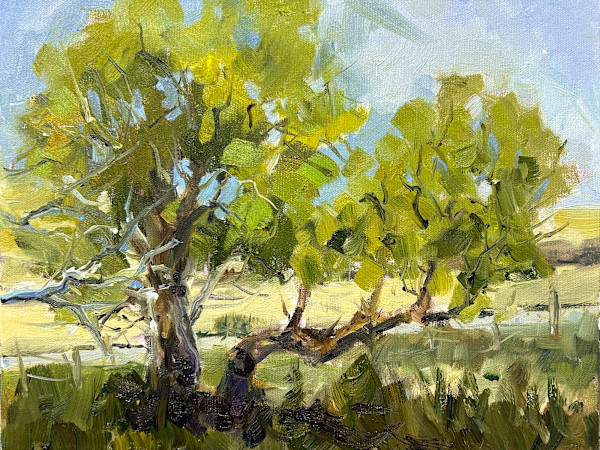 Gnarled Leafy Portrait by karen pedersen