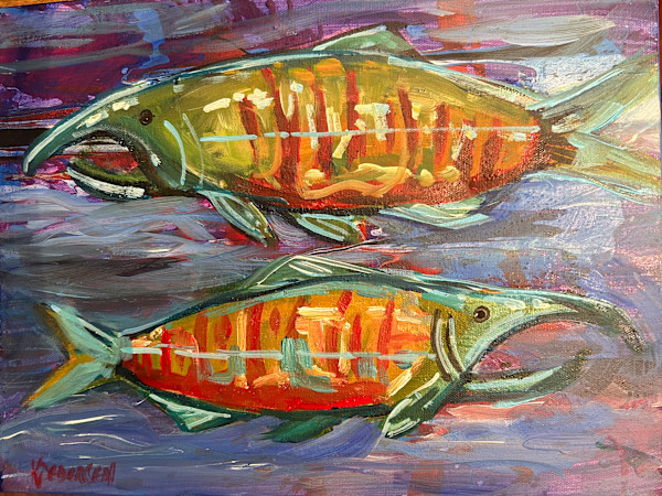 Dancing Flames in Water’s Embrace by karen pedersen