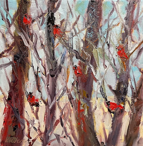 Winter Cardinals by karen pedersen, Image 1.