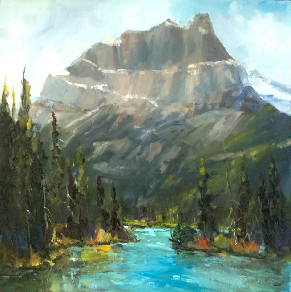 Castle Mountain-Banff by karen pedersen