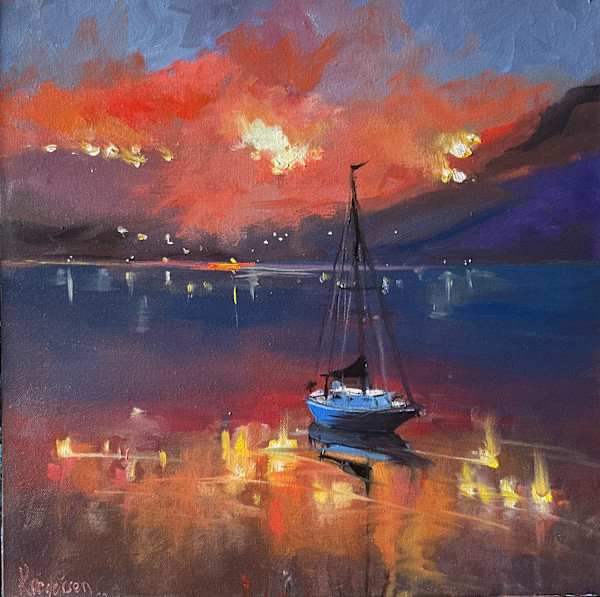 Whispers of Fiery Waters by karen pedersen