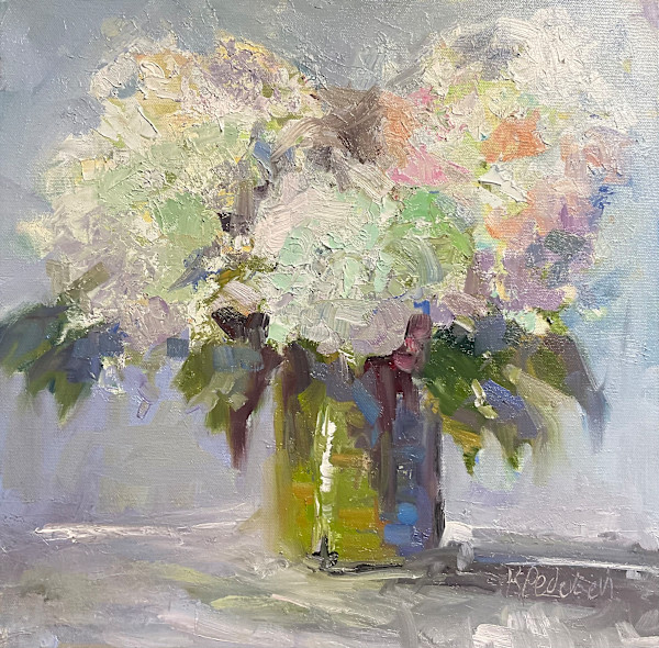 Green Vase by karen pedersen