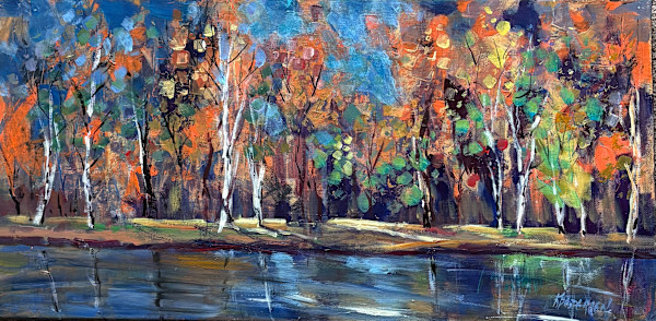 Autumn Reflections II by karen pedersen, Image 1.
