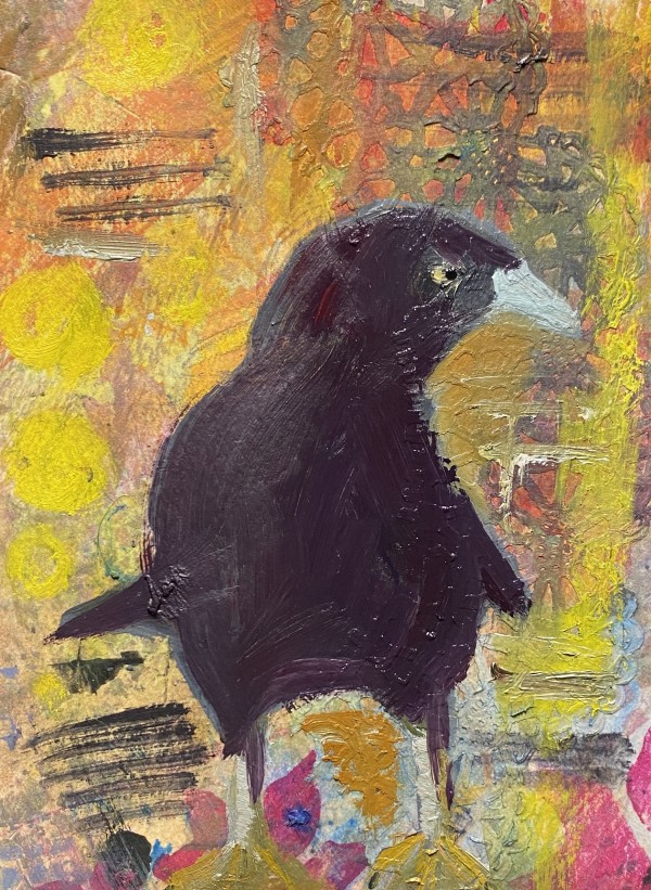 Little Black Bird by karen pedersen