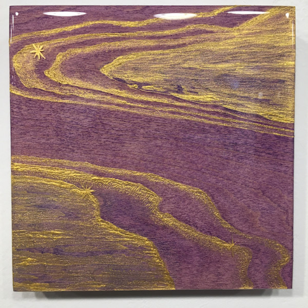 Purple Ebbs by Jennifer Brewer Stone