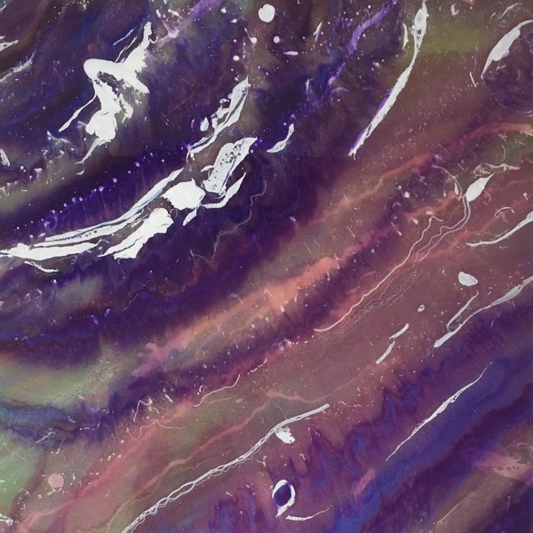 Purple Rivulets by Jennifer Brewer Stone