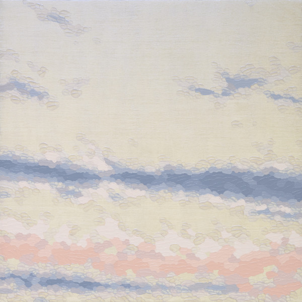 Cloud wave 2  (blue pearl) by Elaine Coombs