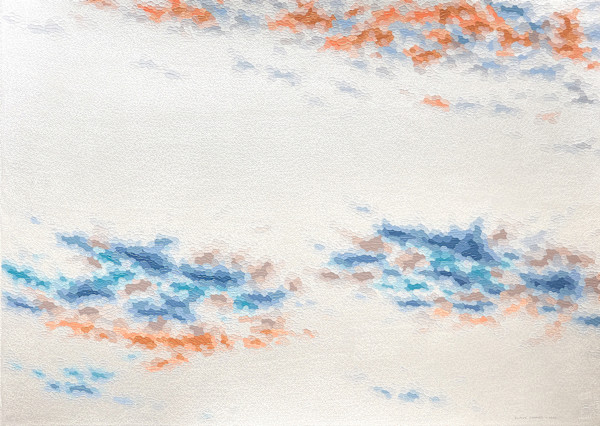Expressive 1 (pearl + copper) by Elaine Coombs