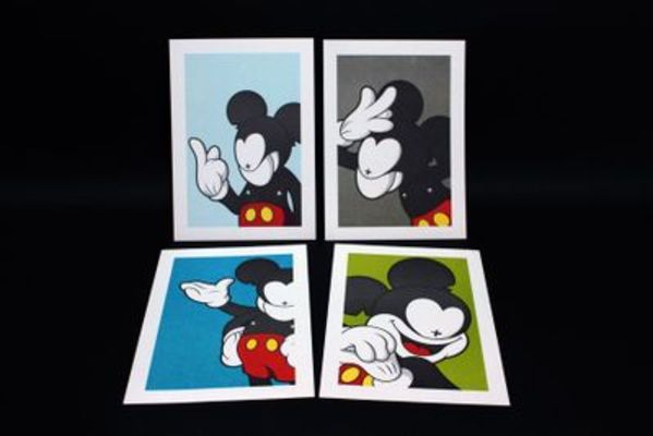 "Metal Mickey Mini Print" by Arkiv