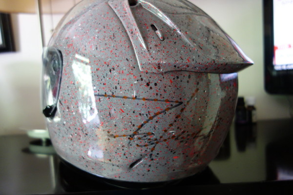 Futura painted/signed helmet by Futura
