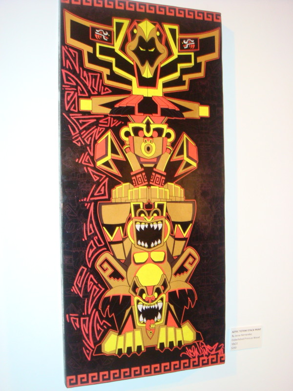 "Aztec Totem" by Jesse Hernandez