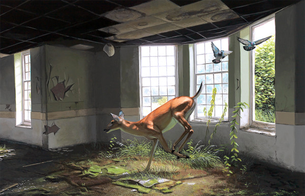 "Afternoon of the Faun" by Josh Keyes