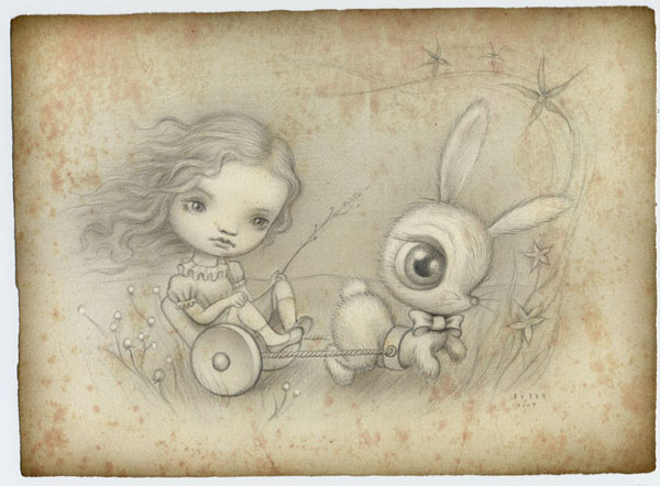 "Bunny Cart" by Mark Ryden
