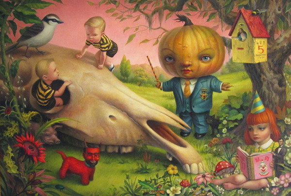 The Pumpkin President by Mark Ryden
