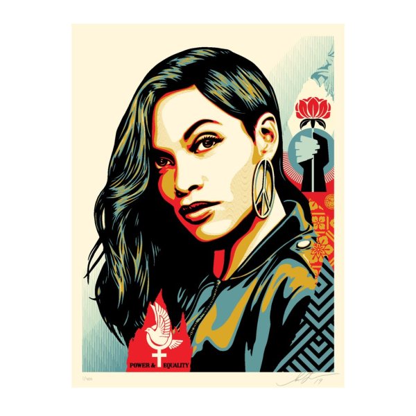 Power and Equality: Dove by Shepard Fairey