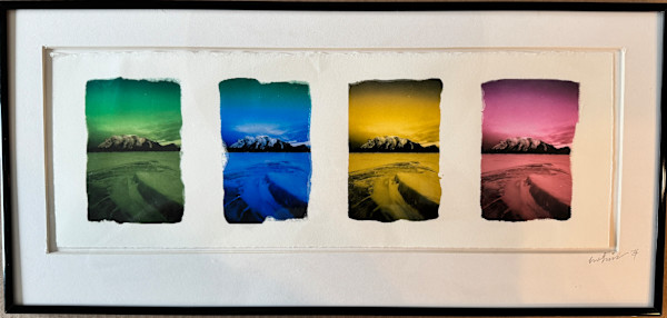 Abraham Lake Rainbow by Lisa Libretto