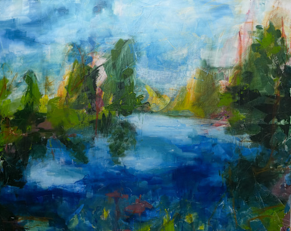 Farm Pond 1 by Lisa Libretto