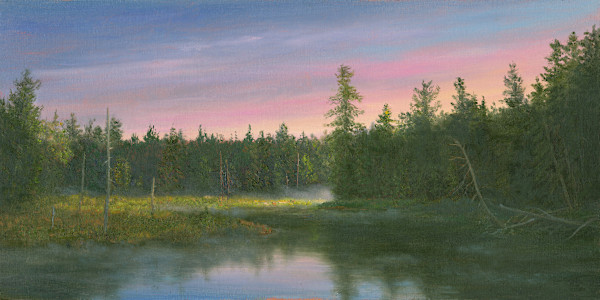 Sunrise from my favorite ADK guardrail by Tarryl Gabel