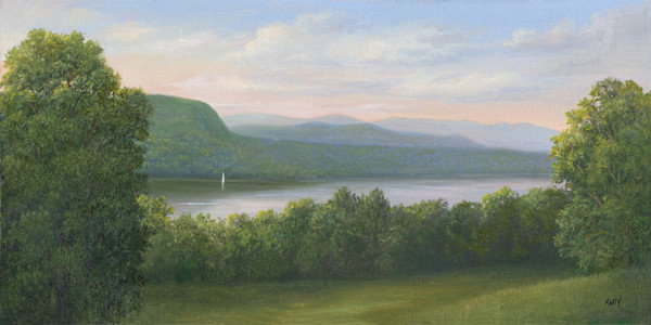 Vanderbilt Summer Blues and Greens by Tarryl Gabel, Image 1.