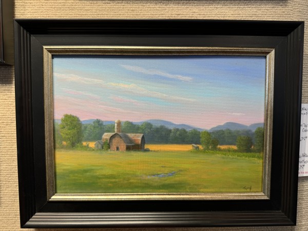 After the rain, barn and fields by Tarryl Gabel