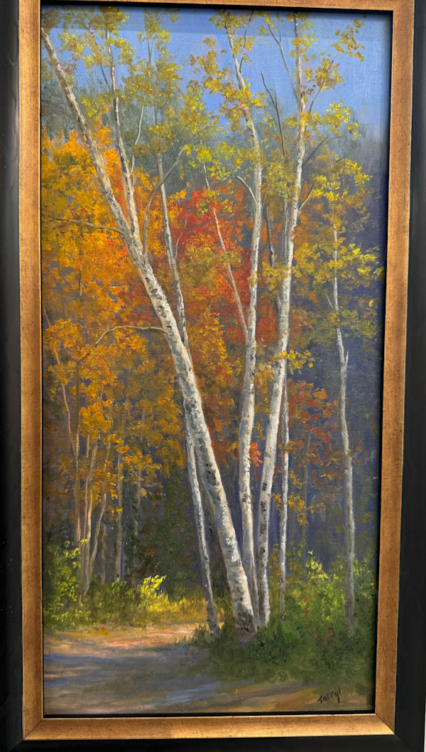 Cluster of Birches by Tarryl Gabel