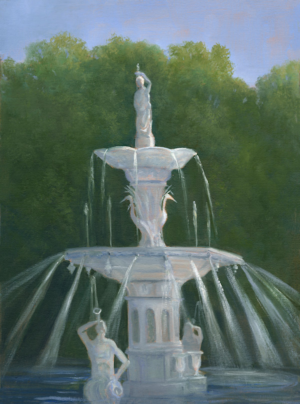 Forsyth Fountain closeup by Tarryl Gabel