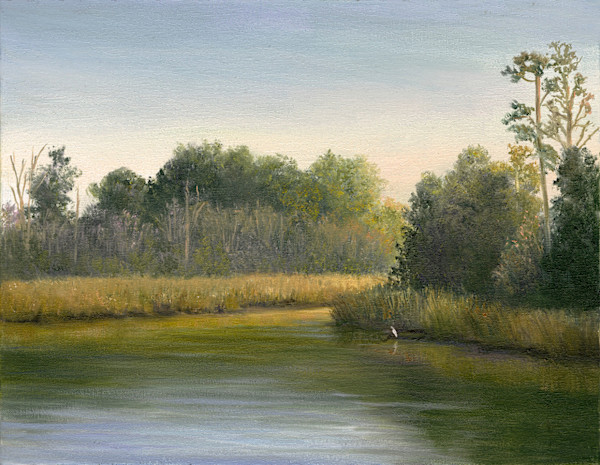 Egret in the marsh, Hilton Head by Tarryl Gabel