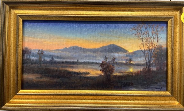 First Light over Roundtop, Tupper Lake by Tarryl Gabel