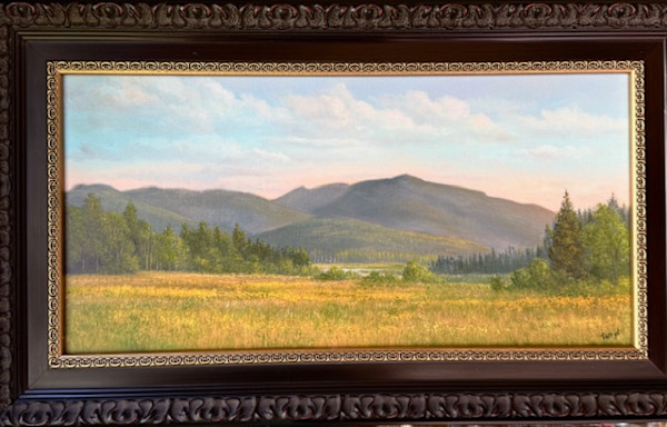 Mountains wtih wildflowers, ADK Loj Rd by Tarryl Gabel