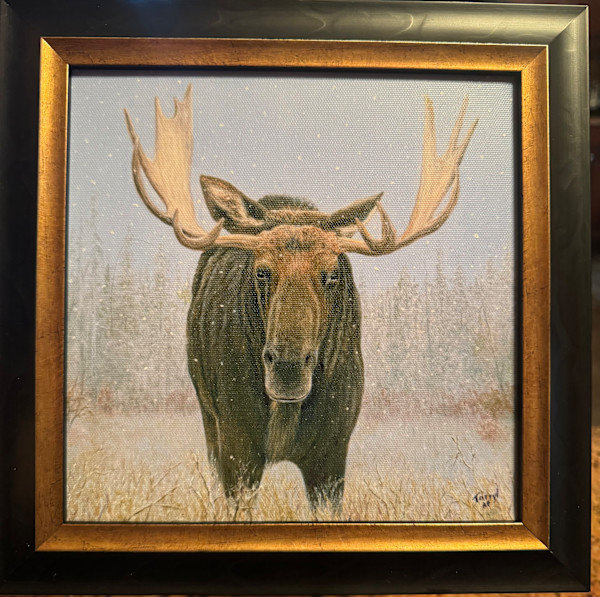 Moose print by Tarryl Gabel