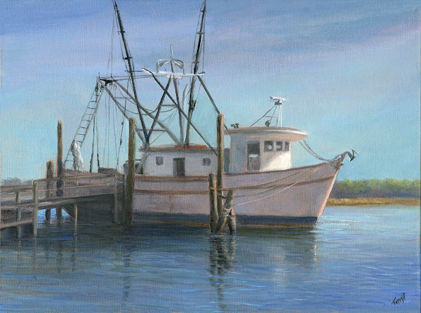 Shrimp Boat, Old Town Bluffton by Tarryl Gabel
