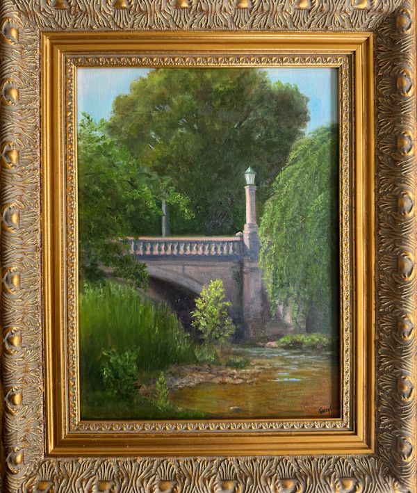 Sunlit Museum Bridge by Tarryl Gabel, Image 1.