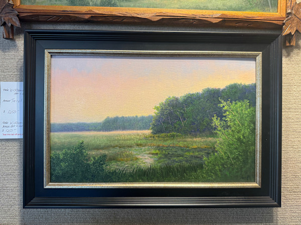 Wickham Marsh, summer smokey haze by Tarryl Gabel, Image 1.