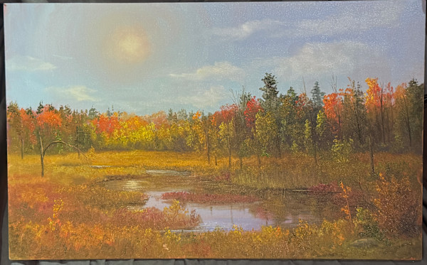 Sunny fall marsh in Acadia by Tarryl Gabel, Image 1.