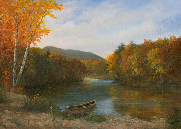 Autumn along the Sacco River, NH by Tarryl Gabel, Image 1.