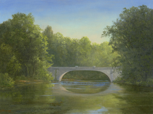 Vanderbilt Bridge Spring Morning by Tarryl Gabel