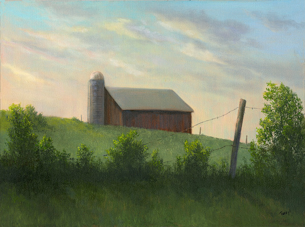 Backlit Barn by Tarryl Gabel