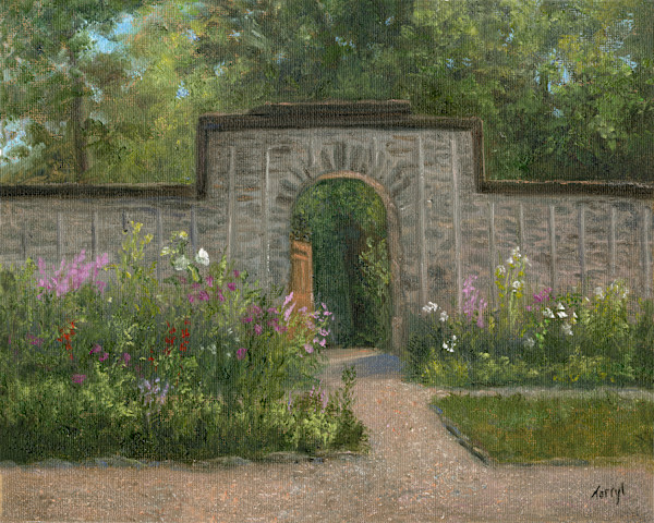 Garden Gate, Beatrice Ferrnand Garden FDR Home by Tarryl Gabel, Image 1.