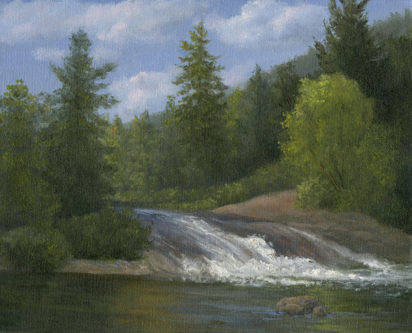 Bog River Falls by Tarryl Gabel