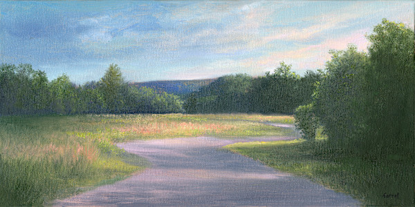 Fleeting light, winding road by Tarryl Gabel, Image 1.