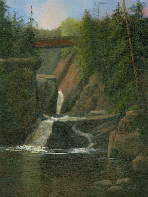 The Flume- Adirondacks by Tarryl Gabel