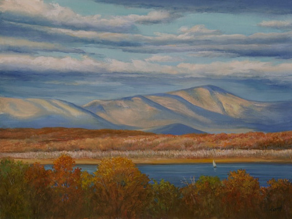 Fall color- Germantown view by Tarryl Gabel