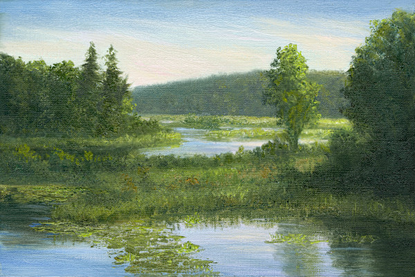 Morning from Green Bridge Old Forge by Tarryl Gabel, Image 1.