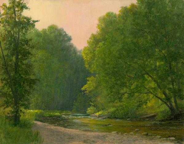 Morning Light, Gunpowder Falls, below the Mill by Tarryl Gabel