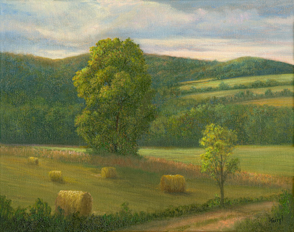 Hills and Bales by Tarryl Gabel