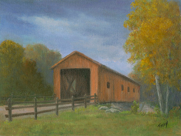 Jay Covered Bridge by Tarryl Gabel