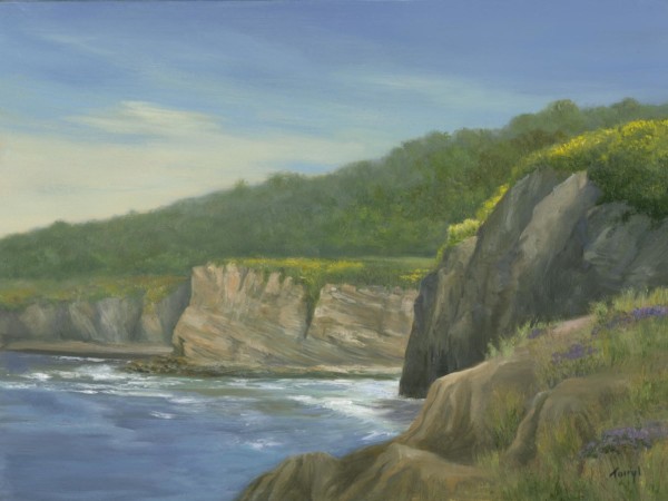 La Jolla Cove Cliffs by Tarryl Gabel
