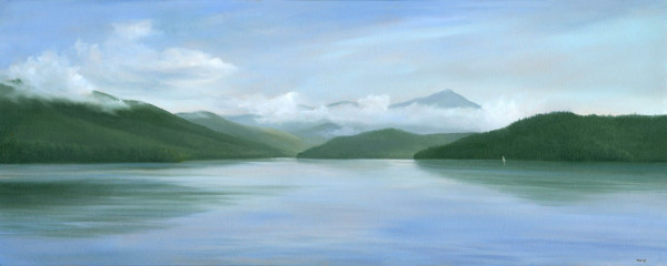 Lake Placid Reflections, from the Lake Placid Lodge by Tarryl Gabel